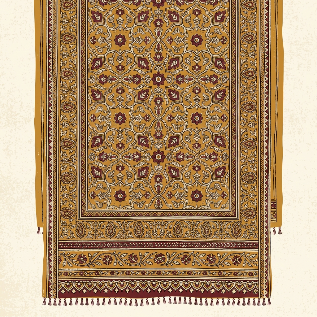 Bagru Print Dupatta